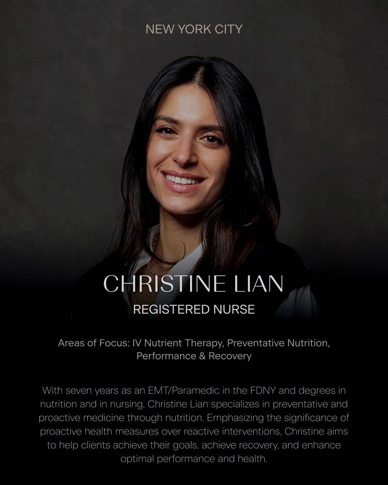 Christine Lian, Registered Nurse, Remedy Place New York City