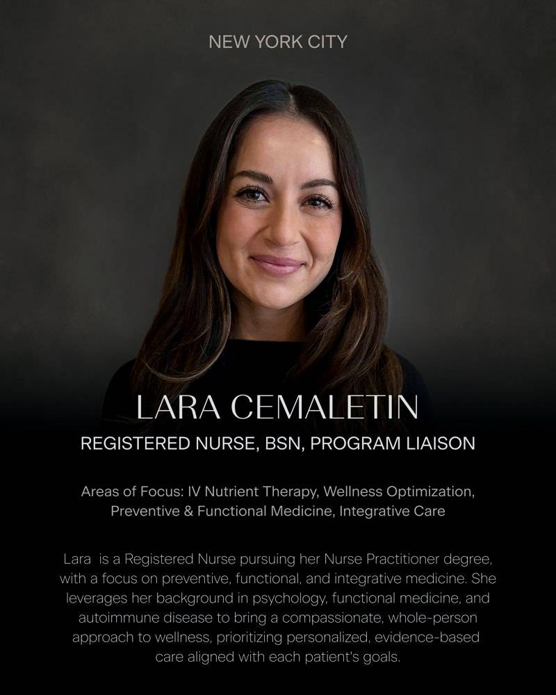 Lara Cemaletin, Registered Nurse (BSN) and Program Liaison, Remedy Place New York City